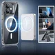 ESR Classic Hybrid iPhone 16 Hoesje MagSafe Transparant + Protector afbeelding 3