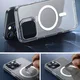 ESR Classic Hybrid iPhone 16 Pro Hoesje MagSafe Frosted Transparant + Protector afbeelding 5