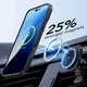 ESR Classic Hybrid iPhone 16 Hoesje met Kickstand + Protector Transparant Zwart afbeelding 3