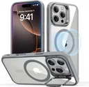 ESR Classic Hybrid MagSafe Apple iPhone 16 Pro Hoesje met Stand Clear Grijs