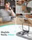 ESR Classic Hybrid MagSafe Apple iPhone 16 Pro Hoesje met Stand Clear Grijs afbeelding 5