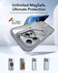 ESR Classic Hybrid MagSafe Apple iPhone 16 Pro Hoesje met Stand Clear Grijs afbeelding 7