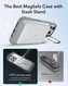 ESR Classic Hybrid MagSafe Apple iPhone 16 Pro Max Hoesje met Stand Clear Grijs afbeelding 8