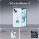 ESR Classic Hybrid Apple iPhone 15 Hoesje MagSafe Transparant Blauw afbeelding 4