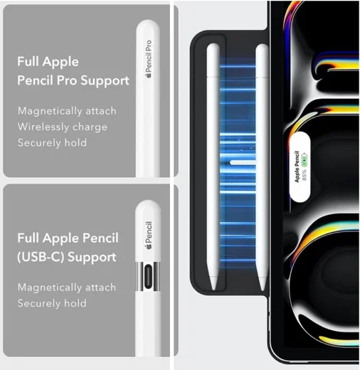 ESR Rebound Magnetic iPad Pro 13 (2024/2025) Hoes Book Case Wit afbeelding 2
