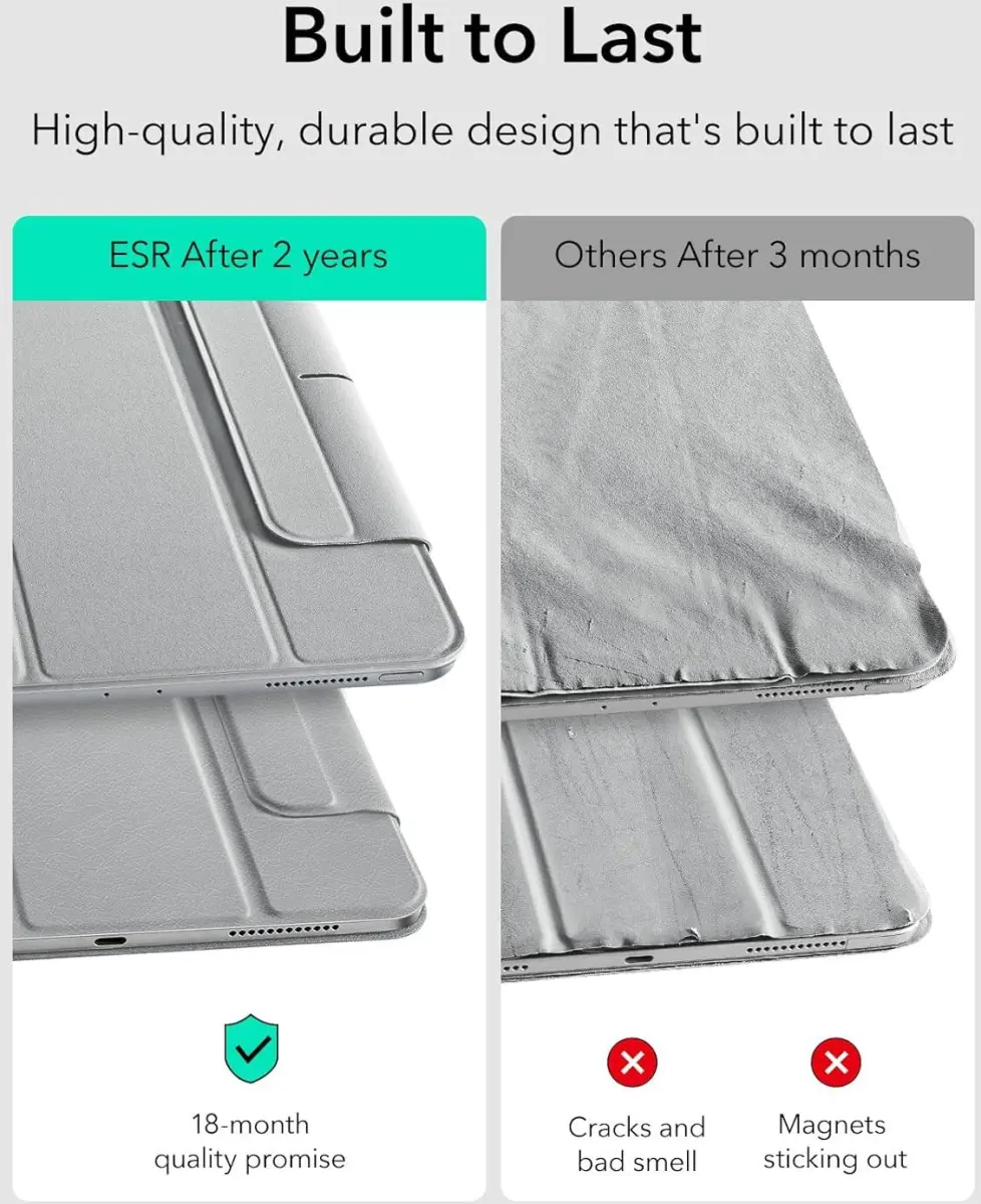 ESR Rebound Magnetic iPad Pro 13 (2024/2025) Hoes Book Case Wit afbeelding 8