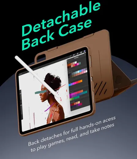 ESR Shift iPad Air 11 (2024/2025) / Air 10.9 (2022/2020) Hoes Book Case Bruin afbeelding 6