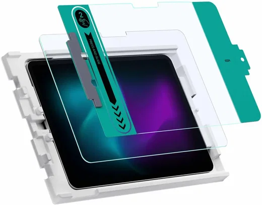 ESR Apple iPad Air 11 (24/25/26) Screen Protector Tempered Glass Montageframe afbeelding 2