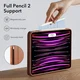 ESR Shift iPad Pro 12.9 (2022 / 2021) Hoes Magnetic Book Case Bruin afbeelding 8