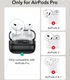 ESR HaloLock Pulse Magnetic Lock AirPods Pro 1 / 2 Hoesje MagSafe Zwart afbeelding 2