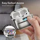 ESR HaloLock Pulse Magnetic Lock AirPods Pro 1 / 2 Hoesje MagSafe Titanium afbeelding 5