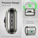 ESR HaloLock Pulse Magnetic Lock AirPods Pro 1 / 2 Hoesje MagSafe Titanium afbeelding 9