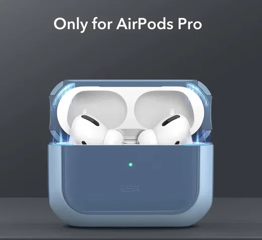 ESR Orbit Hybrid HaloLock Apple AirPods Pro 1/2 Hoesje MagSafe Blauw afbeelding 2