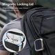 ESR Orbit Hybrid HaloLock Apple AirPods Pro 1/2 Hoesje MagSafe Titanium afbeelding 4