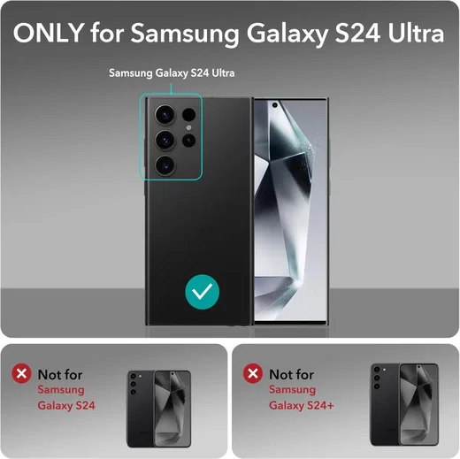 ESR Classic Hybrid Samsung Galaxy S24 Ultra Hoesje MagSafe / Qi2 Frosted Paars afbeelding 2