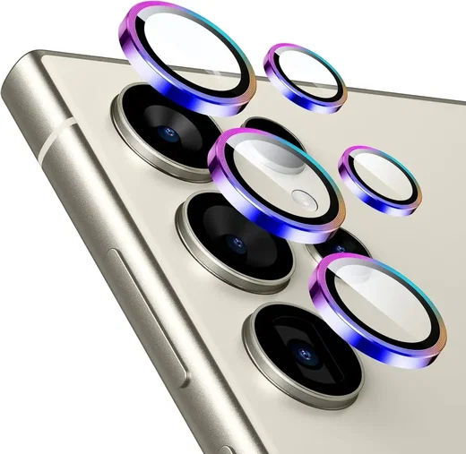 ESR Samsung Galaxy S24 Ultra Camera Lens Protector Chrome afbeelding 1