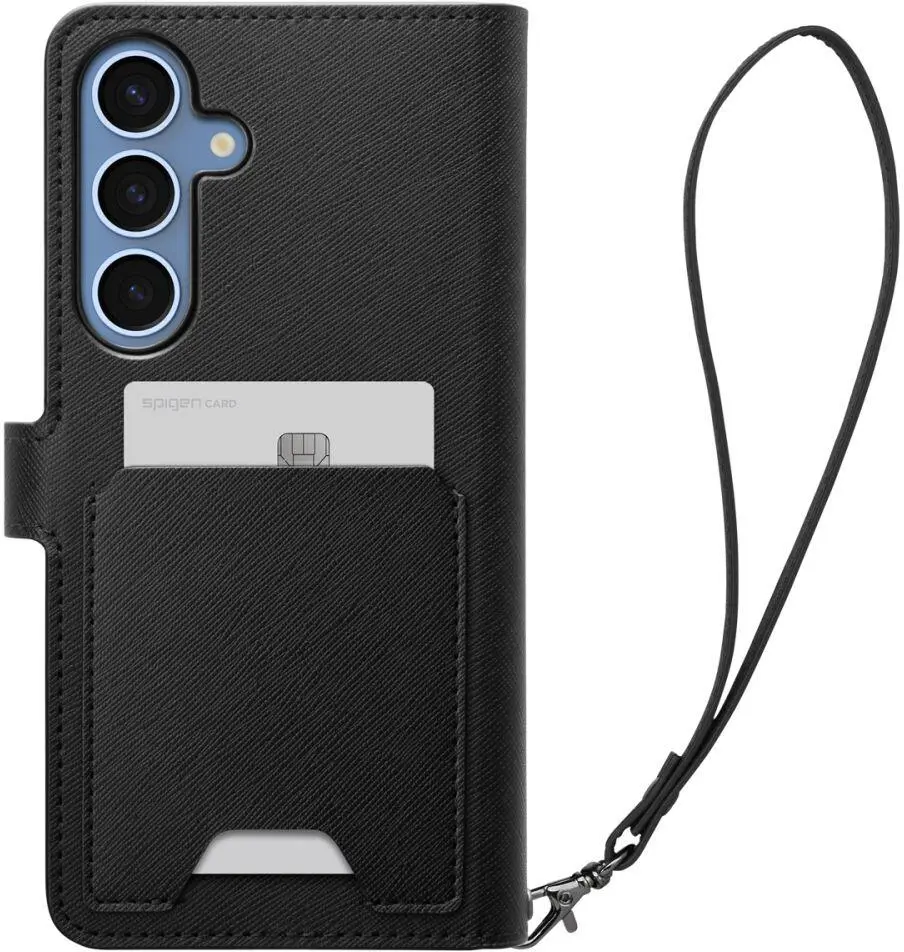 Spigen Wallet S Plus Samsung Galaxy S25 Plus Hoesje Book Case Zwart afbeelding 4