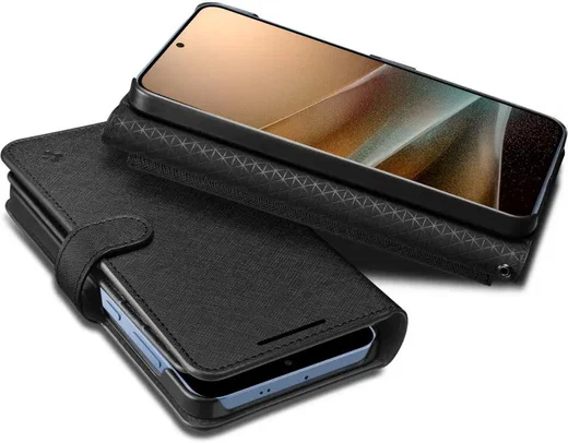 Spigen Wallet S Plus Samsung Galaxy S25 Plus Hoesje Book Case Zwart afbeelding 5