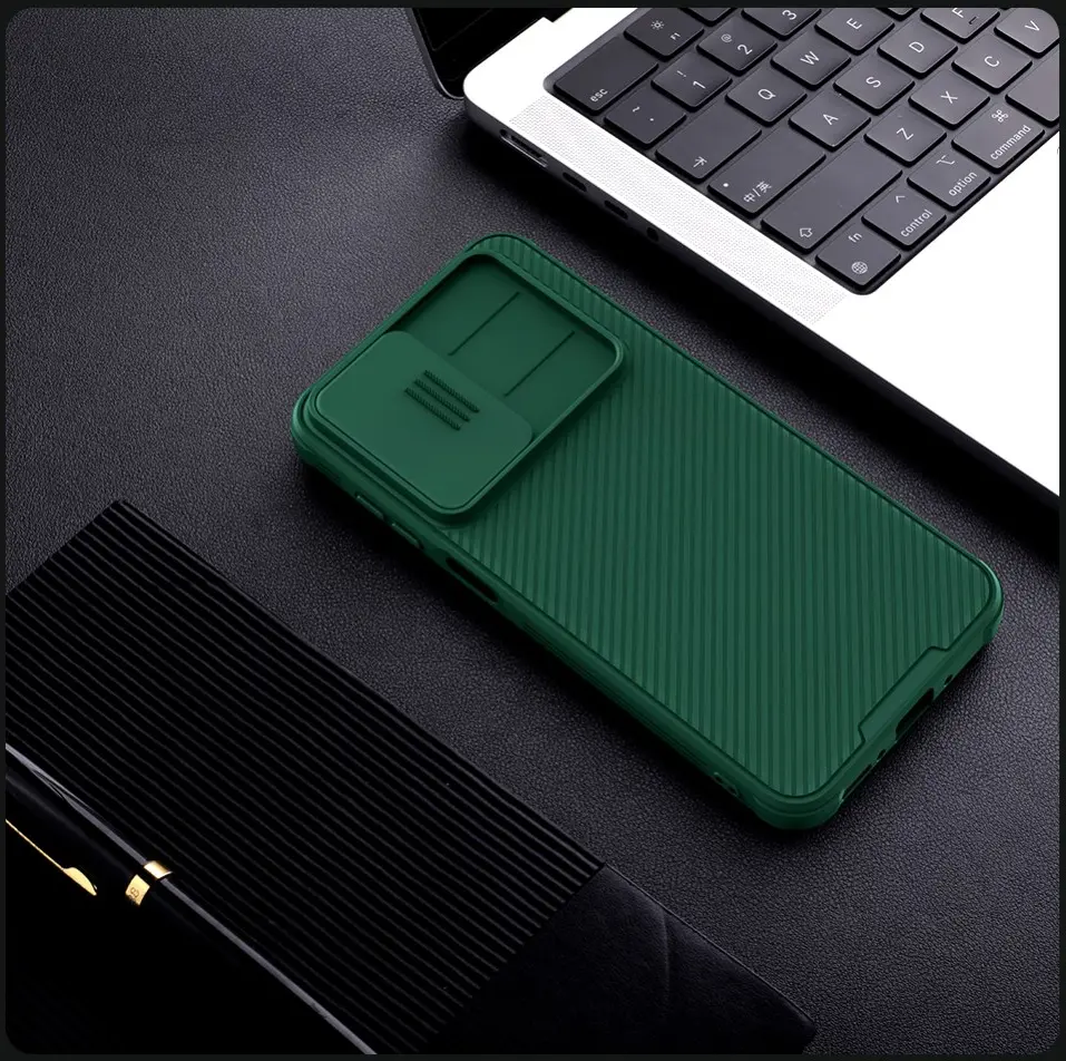 Nillkin CamShield Samsung Galaxy A26 Hoesje met Camera Slider Back Cover Groen afbeelding 8