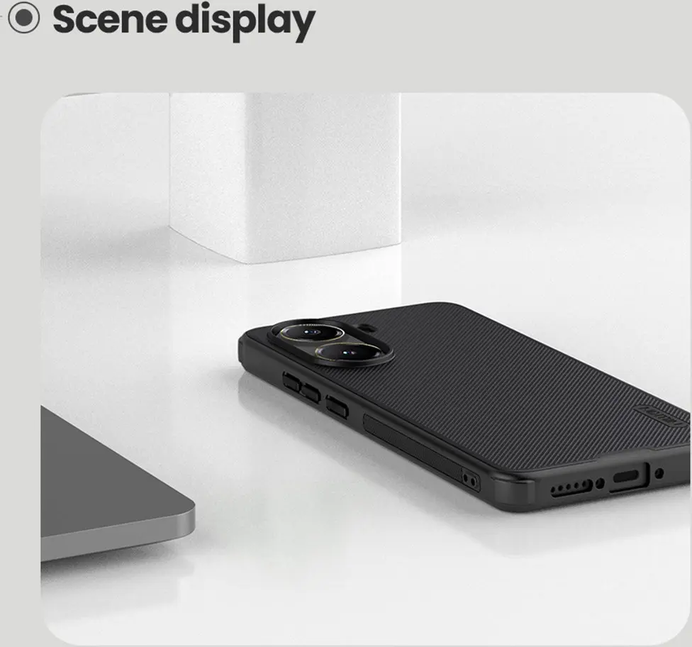 Nillkin Super Frosted Shield Xiaomi Poco X7 Pro Hoesje Back Cover Zwart afbeelding 8