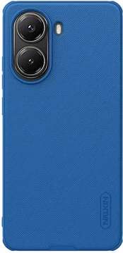 Nillkin Super Frosted Shield Xiaomi Poco X7 Pro Hoesje Back Cover Blauw
