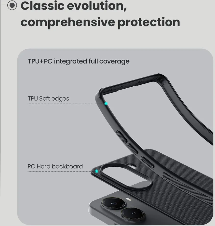 Nillkin Super Frosted Shield Xiaomi Poco X7 Pro Hoesje Back Cover Blauw afbeelding 11