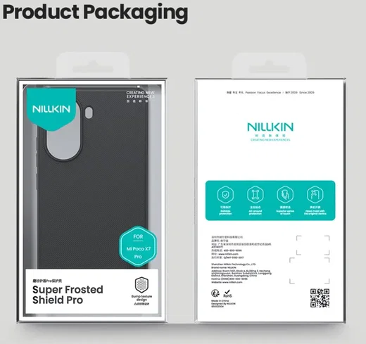 Nillkin Super Frosted Shield Xiaomi Poco X7 Pro Hoesje Back Cover Blauw afbeelding 15