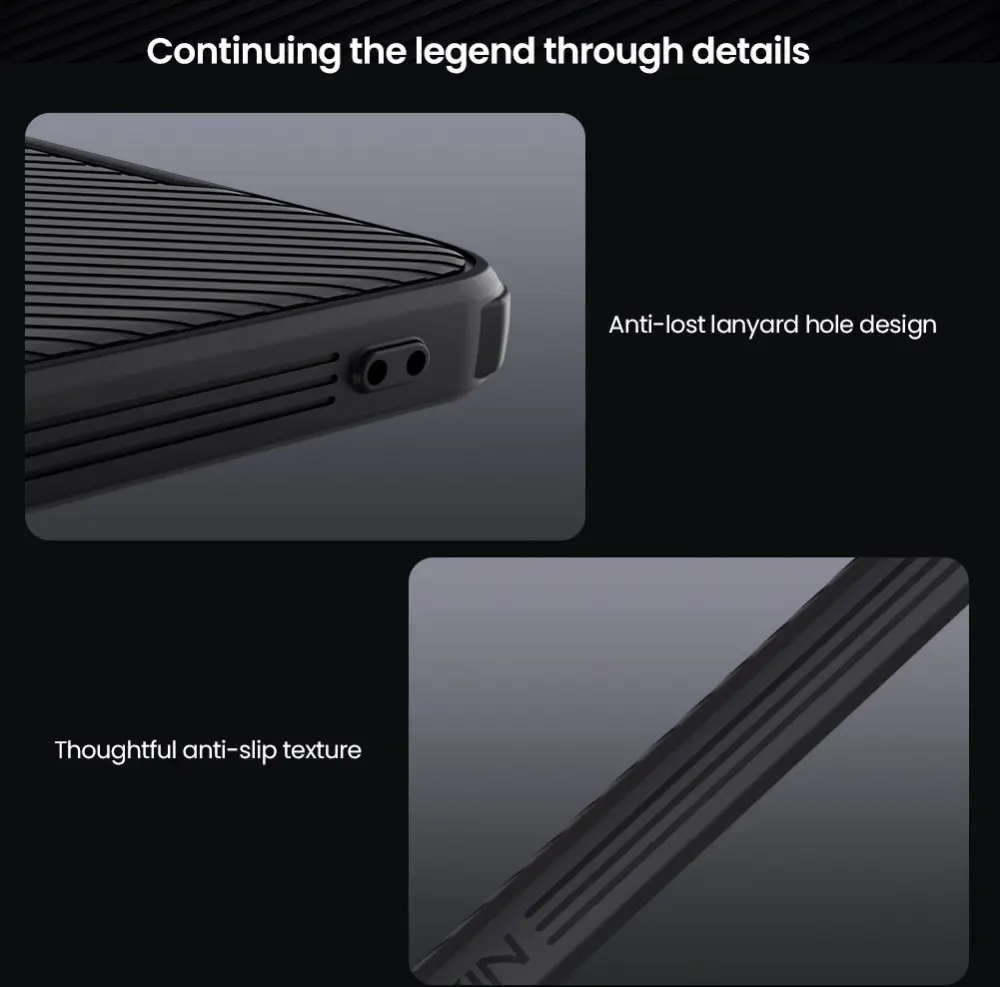 Nillkin CamShield Xiaomi Poco X7 Pro Hoesje met Camera Slider Back Cover Zwart afbeelding 6