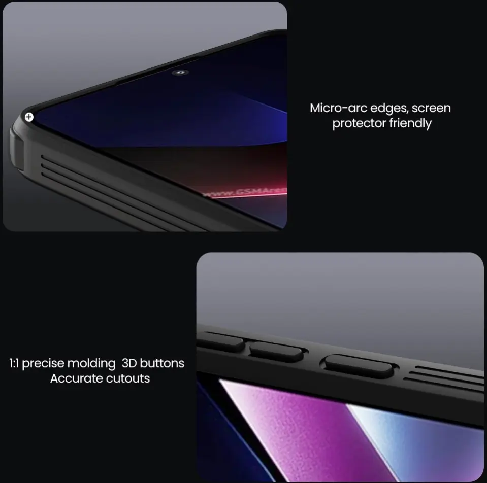 Nillkin CamShield Xiaomi Poco X7 Pro Hoesje met Camera Slider Back Cover Zwart afbeelding 7