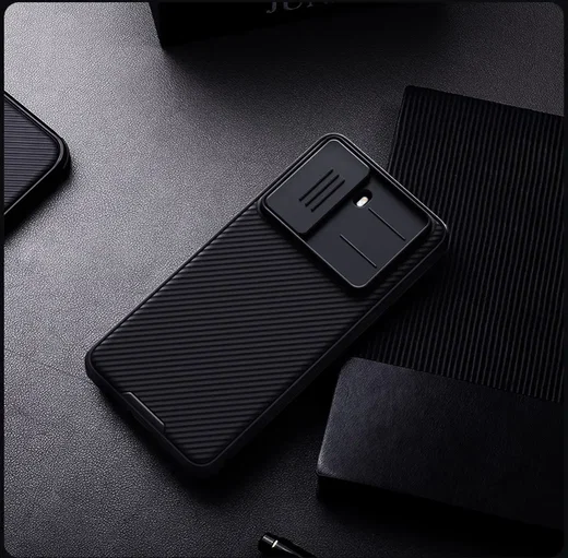 Nillkin CamShield Xiaomi Poco X7 Pro Hoesje met Camera Slider Back Cover Zwart afbeelding 8