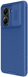 Nillkin CamShield Xiaomi Poco X7 Pro Hoesje met Camera Slider Back Cover Blauw afbeelding