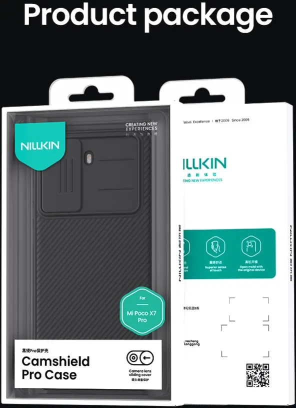 Nillkin CamShield Xiaomi Poco X7 Pro Hoesje met Camera Slider Back Cover Blauw afbeelding 15