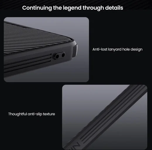 Nillkin CamShield Xiaomi Poco X7 Pro Hoesje met Camera Slider Back Cover Blauw afbeelding 5