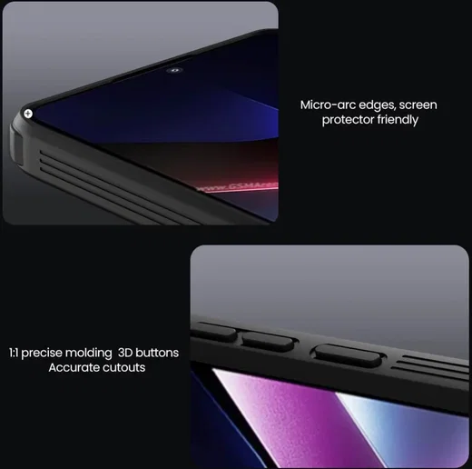 Nillkin CamShield Xiaomi Poco X7 Pro Hoesje met Camera Slider Back Cover Blauw afbeelding 6