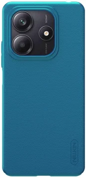 Nillkin Super Frosted Shield Xiaomi Redmi Note 14 5G Hoesje Back Cover Blauw