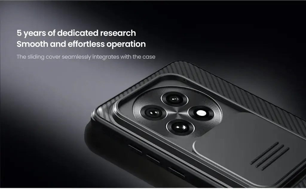 Nillkin CamShield OnePlus 13 Hoesje met Camera Slider Back Cover Zwart afbeelding 5