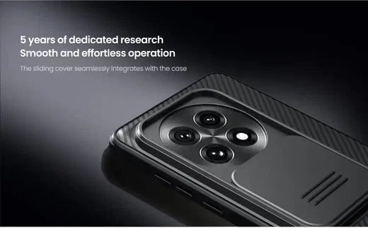 Nillkin CamShield OnePlus 13 Hoesje met Camera Slider Back Cover Zwart afbeelding 5