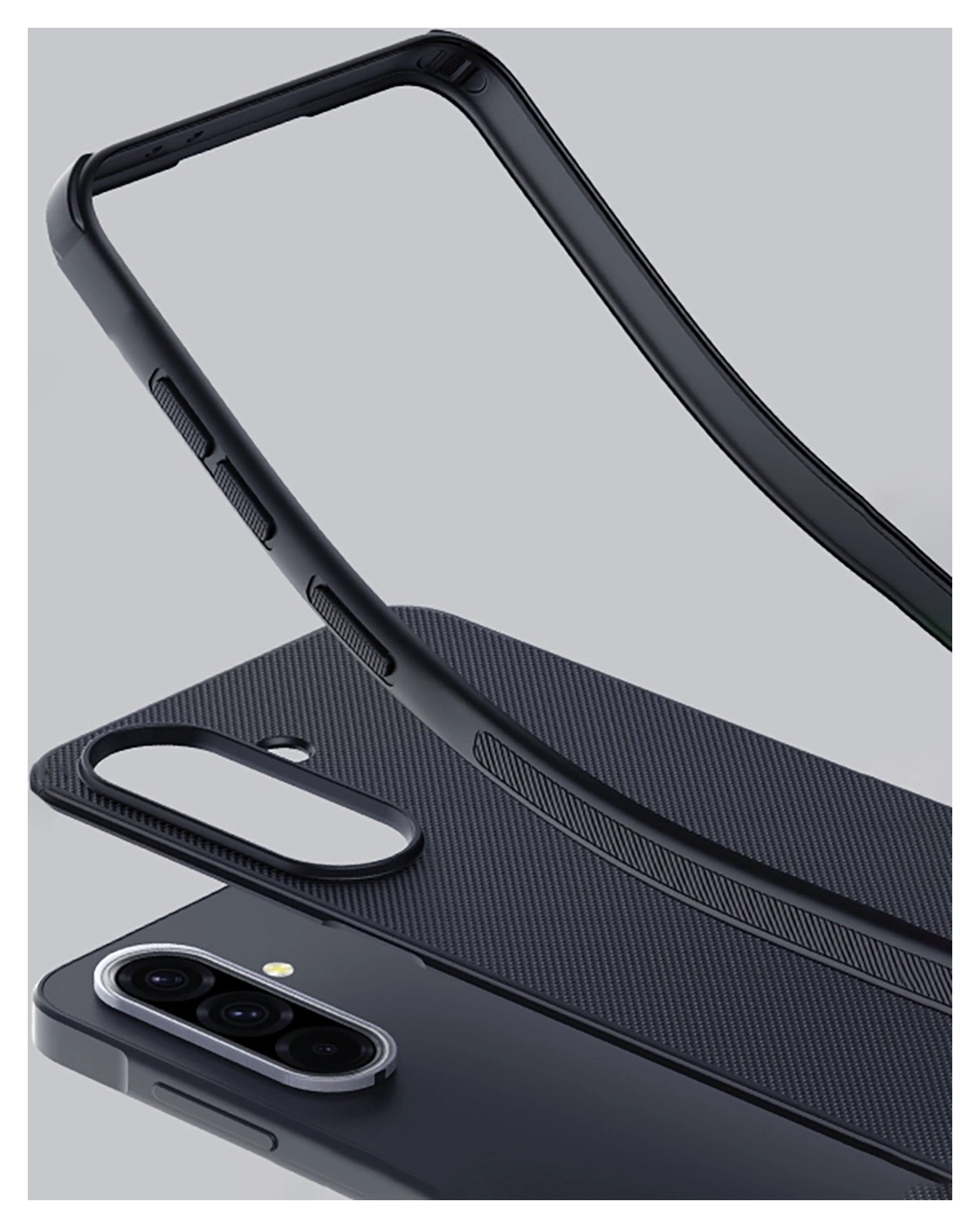 Nillkin Super Frosted Shield Samsung Galaxy A36 Hoesje Back Cover Zwart afbeelding 7