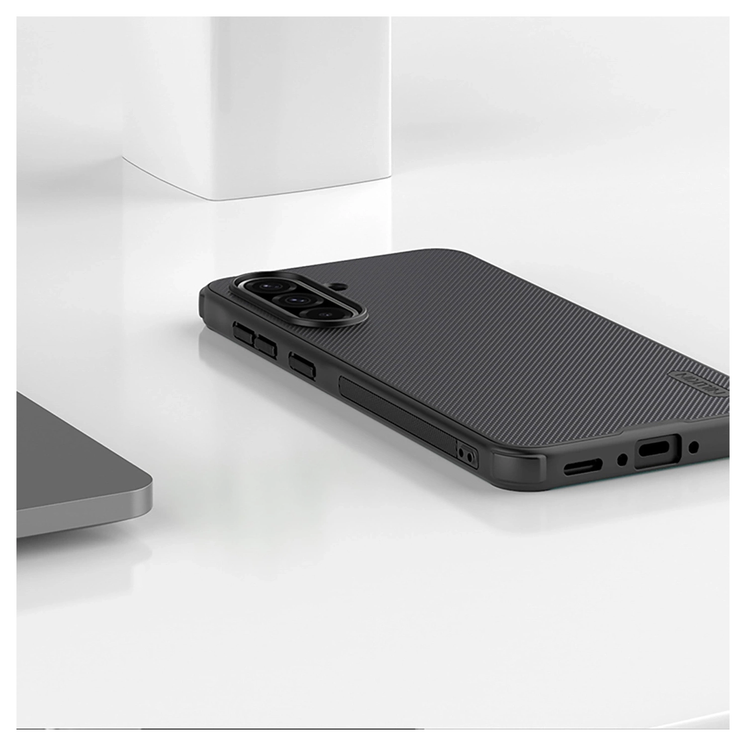 Nillkin Super Frosted Shield Samsung Galaxy A36 Hoesje Back Cover Zwart afbeelding 4