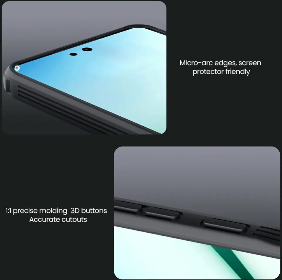 Nillkin CamShield Samsung Galaxy A36 Hoesje met Camera Slider Back Cover Zwart afbeelding 10