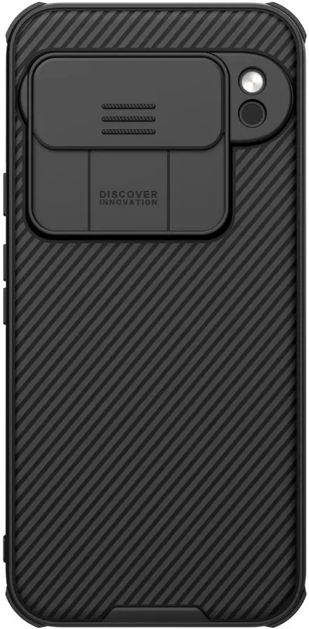 Nillkin CamShield Google Pixel 9 Pro Hoesje met Camera Slider Back Cover Zwart afbeelding 2