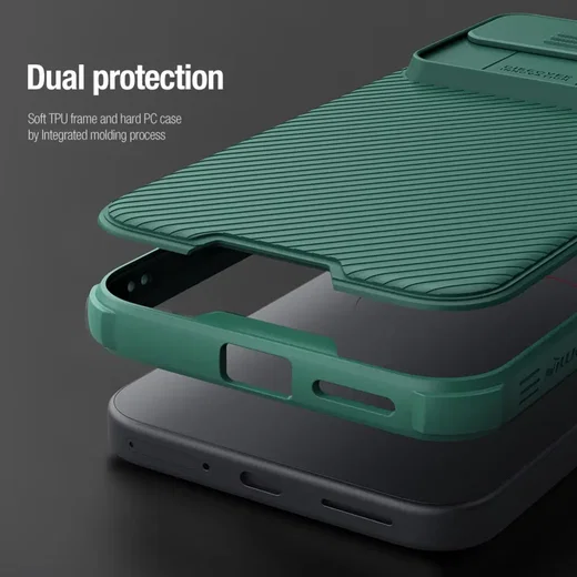 Nillkin CamShield Google Pixel 9 Pro Hoesje met Camera Slider Back Cover Zwart afbeelding 6