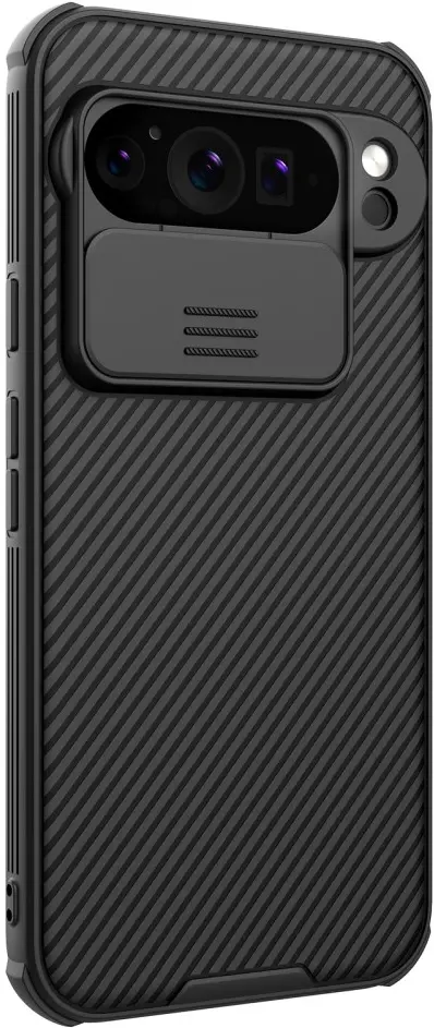 Nillkin CamShield Google Pixel 9 Pro Hoesje met Camera Slider Back Cover Zwart afbeelding 1