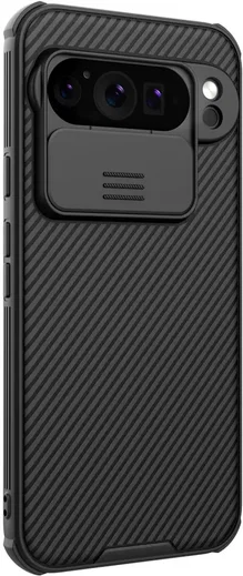 Nillkin CamShield Google Pixel 9 Pro Hoesje met Camera Slider Back Cover Zwart afbeelding 1