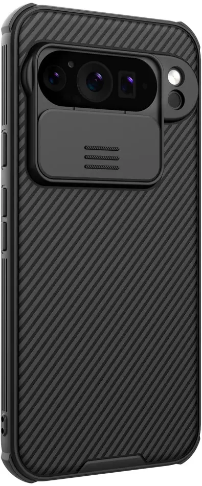 Nillkin CamShield Google Pixel 9 Pro XL Hoesje Camera Slider Back Cover Zwart afbeelding 1
