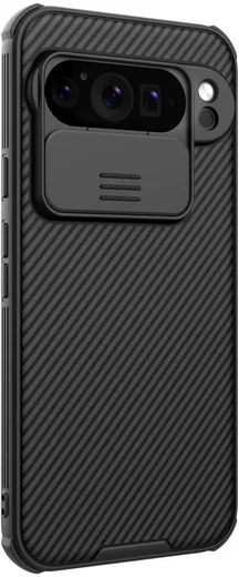 Nillkin CamShield Google Pixel 9 Pro XL Hoesje Camera Slider Back Cover Zwart afbeelding 1