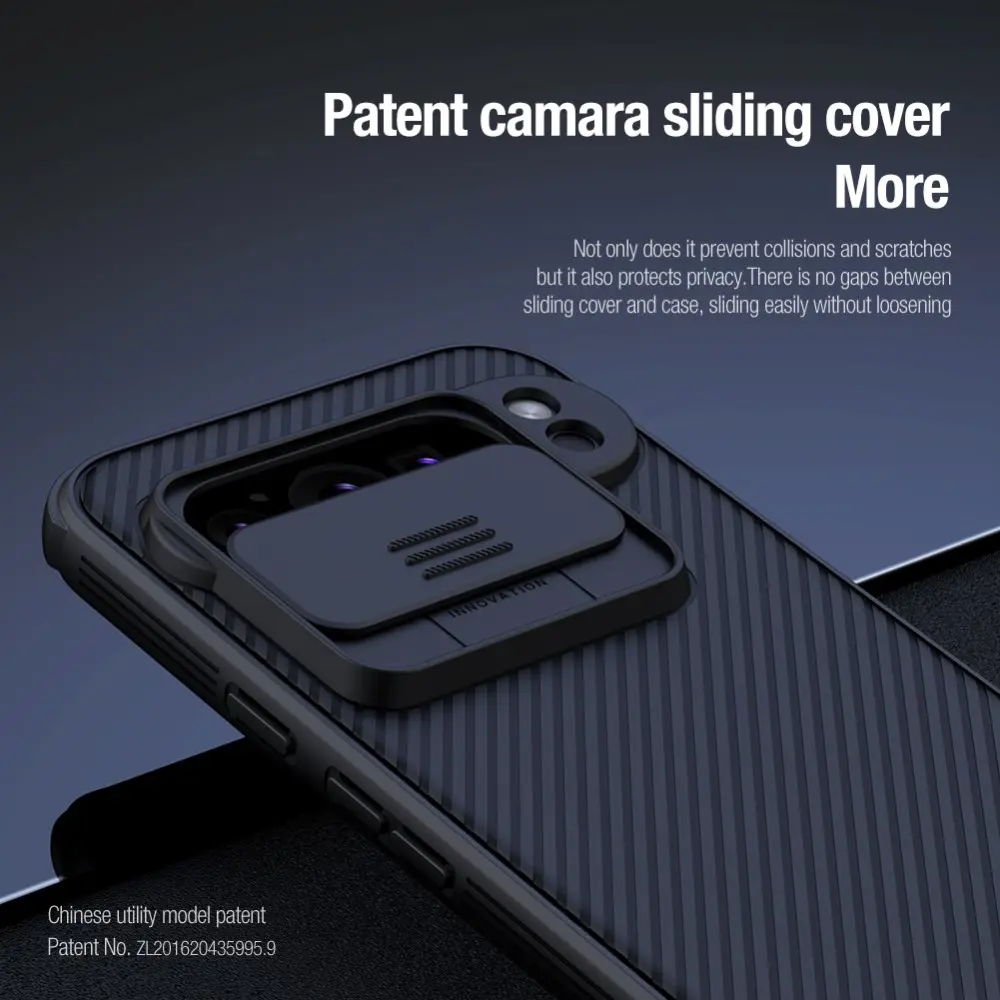 Nillkin CamShield Google Pixel 9 Pro XL Hoesje Camera Slider Back Cover Zwart afbeelding 8