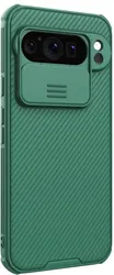 Nillkin CamShield Google Pixel 9 Pro XL Hoesje Camera Slider Back Cover Groen afbeelding