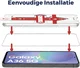 Rosso Samsung Galaxy A36 Tempered Glass Fingerprint en Case Friendly afbeelding 4