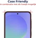 Rosso Samsung Galaxy A36 Tempered Glass Fingerprint en Case Friendly afbeelding 5